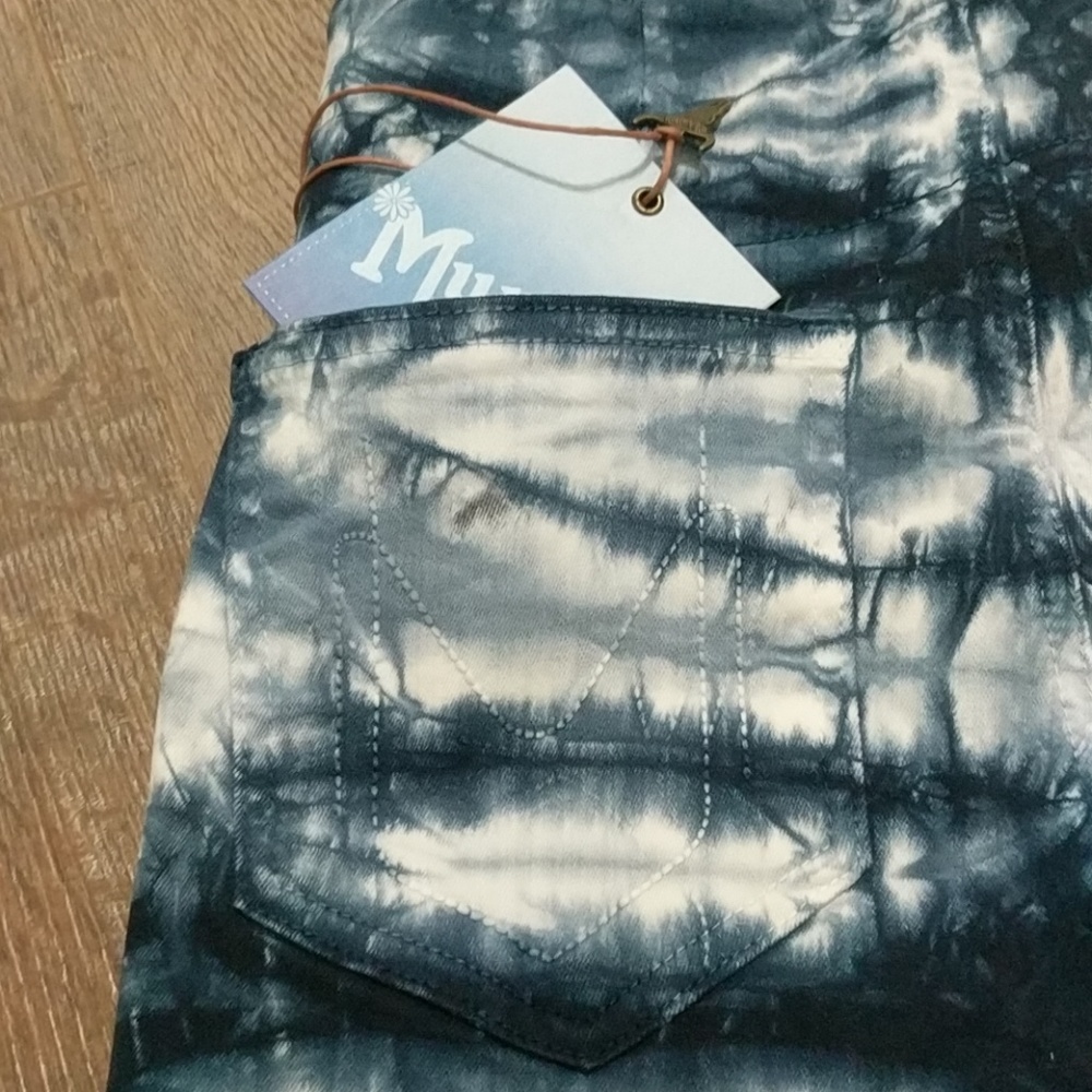 NWT  ~ SHOW ME YOUR MUMU Soho Tie-dye Skinny Jeans - Picture 7 of 8